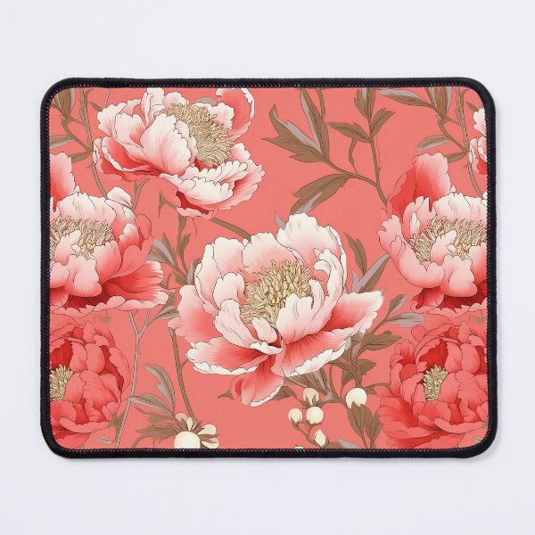 Item preview, Hakka red peonies blooms designed and sold by lantasticdesign.