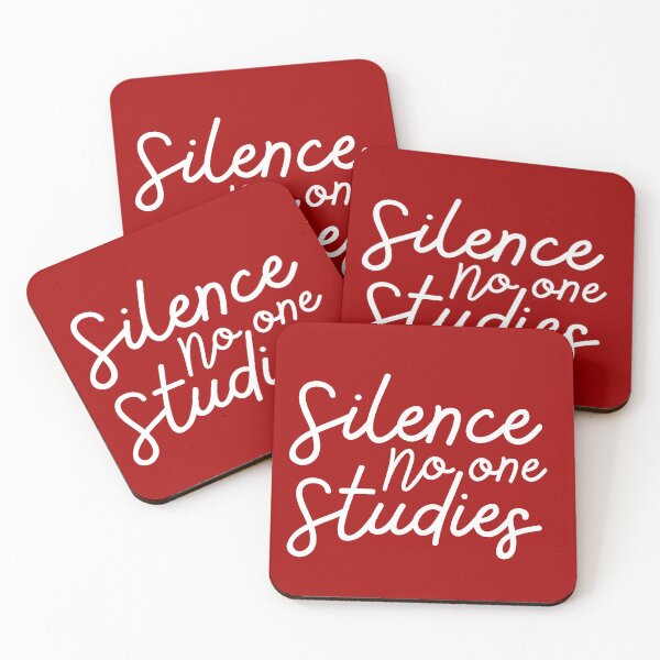 Item preview, Silence, No One Studies designed and sold by DesignDazzles.
