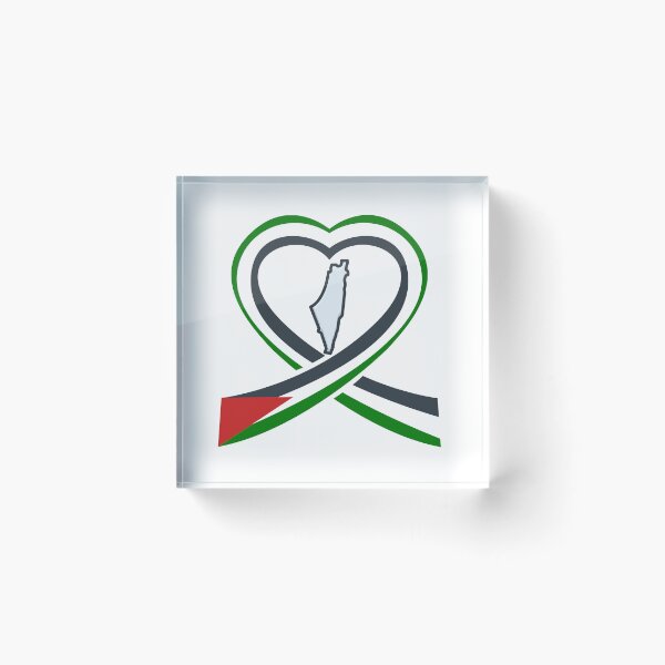 Item preview, Palestine Map Surrounded by Heart Palestinian Flag designed and sold by Fananaa.
