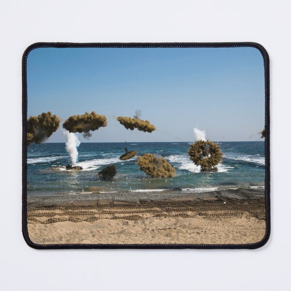 Item preview, STK108890M-Amphibious assault training at Doksukri Beach, Republic of Korea. designed and sold by StocktrekImages.