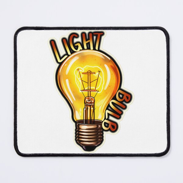 Item preview, Light Bulb Detailed Illustration Shirt and Laptop Sticker Design by Zeesdesign on Redbubble designed and sold by ZEESDESIGN.