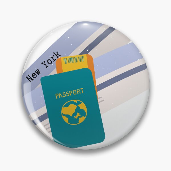 Item preview, Airplane ticket to New York designed and sold by Mirth and Magic.
