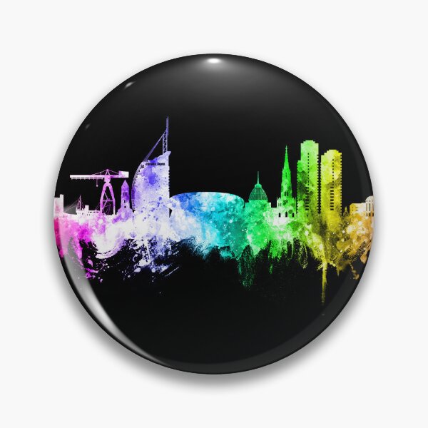 Item preview, Bremerhaven Germany Skyline designed and sold by ArtPrints.