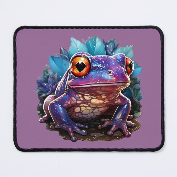 Item preview, Fantasy Creature Frog Purple Crystal designed and sold by FoxTreeDesign.