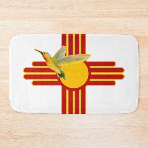 Item preview, Hummingbird New Mexico Flag Zia Symbol Nature Bird Southwest Sun designed and sold by sadedream.