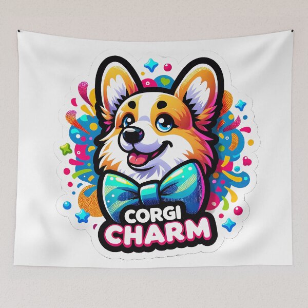Item preview, Corgi Charm designed and sold by DiverseDoodles.