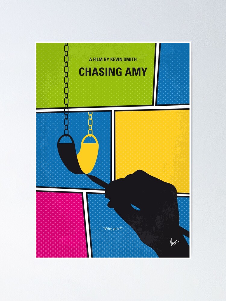 No910 My Chasing Amy Minimal Movie Poster Poster By Artboyvince