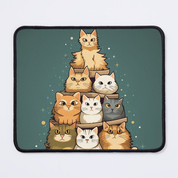 Item preview, Fun Style Christmas Cats and Kittens - Crazy Cat Lady Vibes! designed and sold by madtoyman.