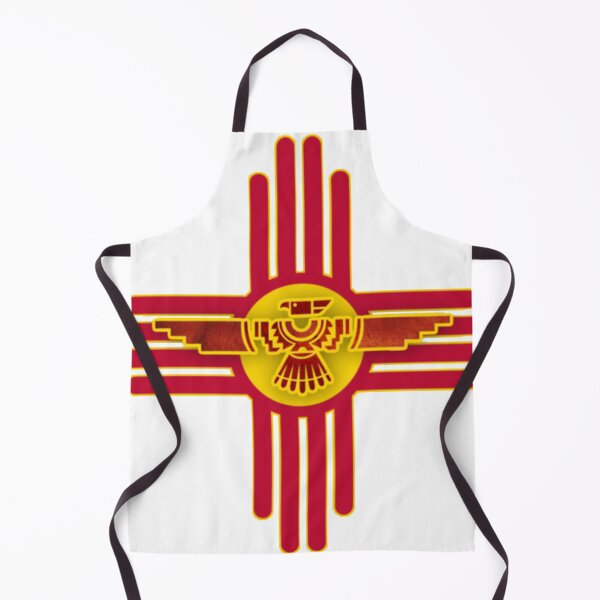 Item preview, New Mexico Flag Zia Symbol Floral Nature Eagle Southwest Sun designed and sold by sadedream.