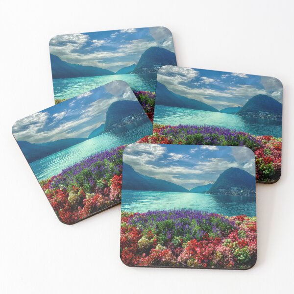 Item preview, Lake Lugano From the Garden designed and sold by Kathy Weaver.