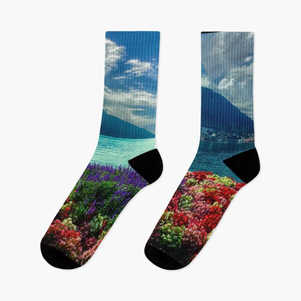 Item preview, Lake Lugano From the Garden designed and sold by Kathy Weaver.