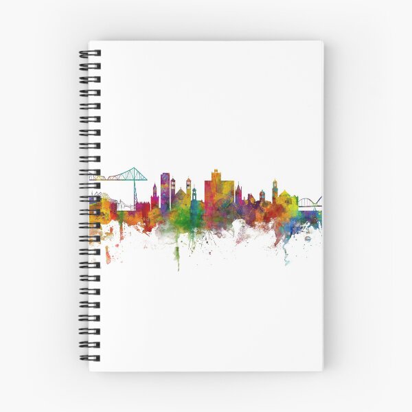 Item preview, Middlesbrough England Skyline designed and sold by ArtPrints.
