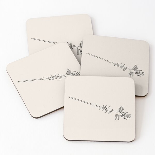 Item preview, Nazca Heron in Bold Black - Peruvian Geoglyphs designed and sold by kernowerno.