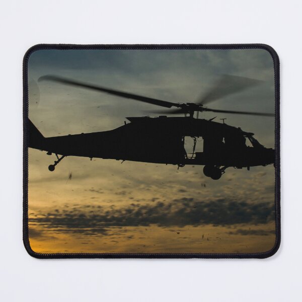 Item preview, STK108846M-A U.S. Army UH-60 Black Hawk leaves the drop zone. designed and sold by StocktrekImages.