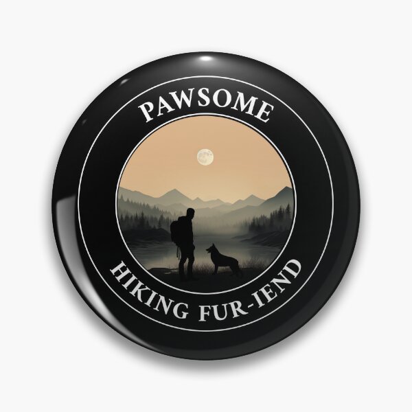 Item preview, Pawsome Hiking Friend Hiking with my Furry Friend Dog Hiking  designed and sold by OliveAndSnow.