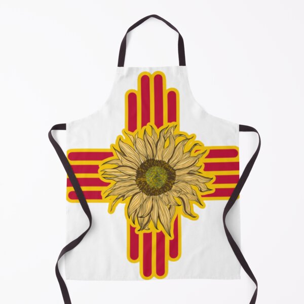 Item preview, New Mexico Flag Zia Symbol Floral Nature SunFlower designed and sold by sadedream.