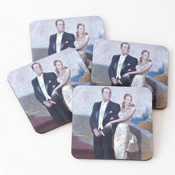 Item preview, Eva Peron and Juan peron by louis October 17  designed and sold by LouisArt1980.