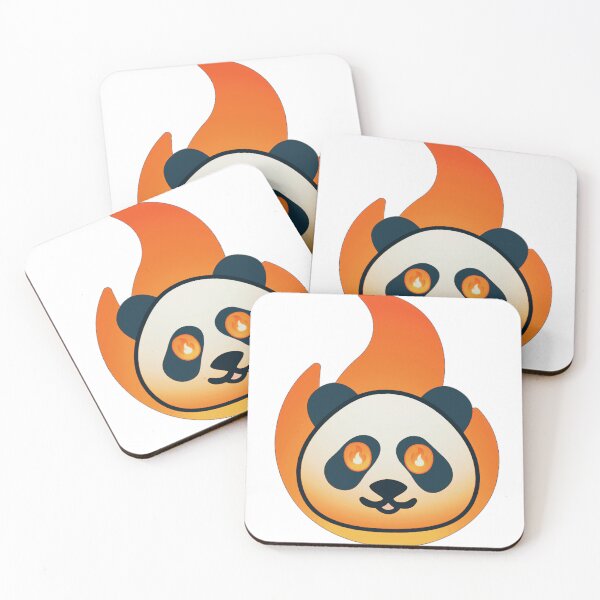 Item preview, Fire panda hot emoticon emoji  designed and sold by EnoKozak.