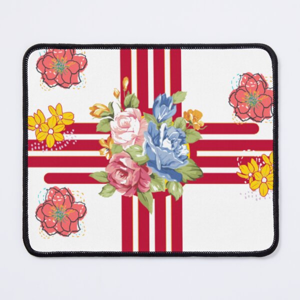 Item preview, New Mexico Flag Zia Symbol Flower Nature Flowers designed and sold by sadedream.