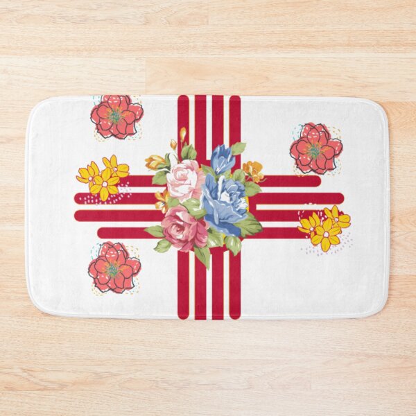 Item preview, New Mexico Flag Zia Symbol Flower Nature Flowers designed and sold by sadedream.