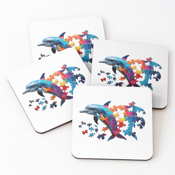 Item preview, Puzzling Playful Dolphin designed and sold by 3ple7.