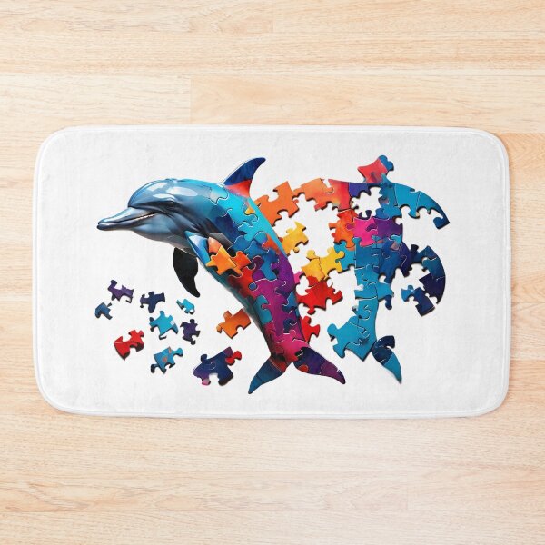 Item preview, Puzzling Playful Dolphin designed and sold by 3ple7.