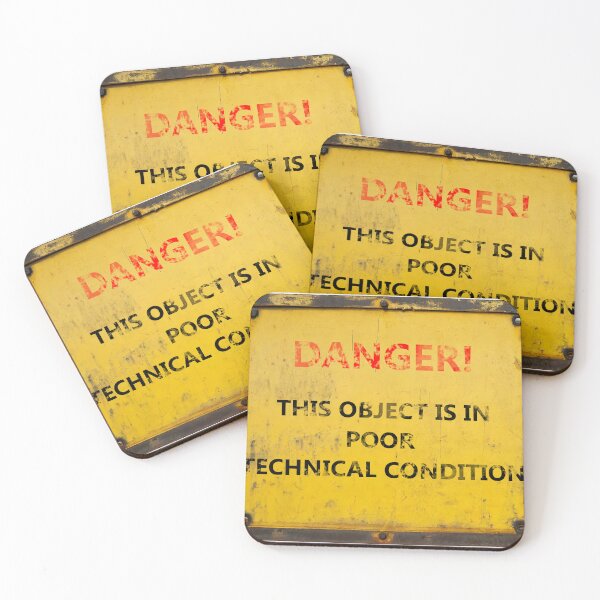 Item preview, Warning sign: Danger! This object is in poor technical condition designed and sold by zarebik.