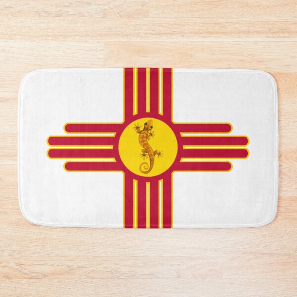 Item preview, Gecko New Mexico Flag Zia Symbol Lizard Nature Southwest Sun designed and sold by sadedream.