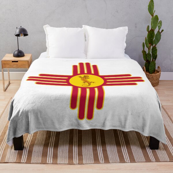 Item preview, Gecko New Mexico Flag Zia Symbol Lizard Nature Southwest Sun designed and sold by sadedream.