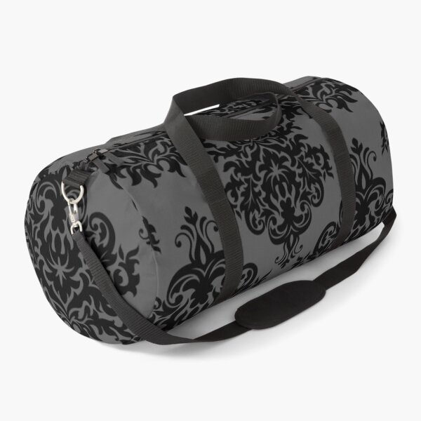Item preview, Large Dark Gray Damask 3 designed and sold by Pixels2Patterns.