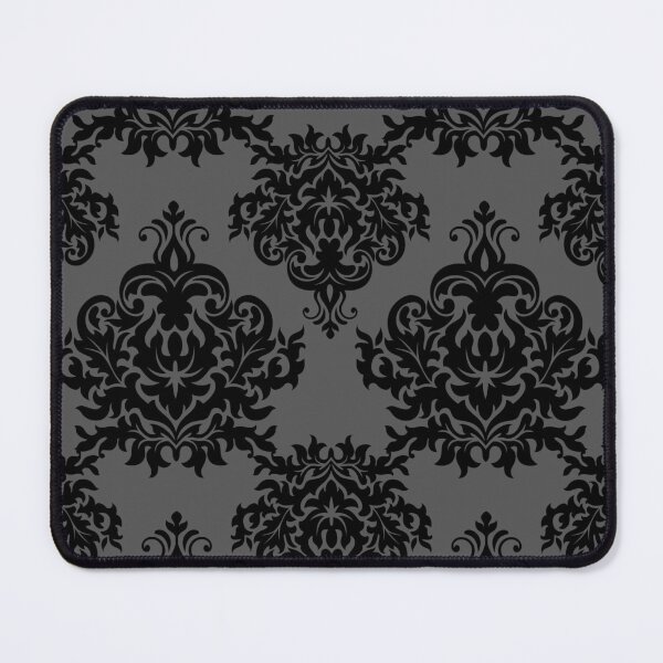 Item preview, Medium Dark Gray Damask 3 designed and sold by Pixels2Patterns.