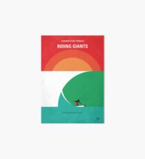 No915 My Riding Giants minimal movie poster Art Board
