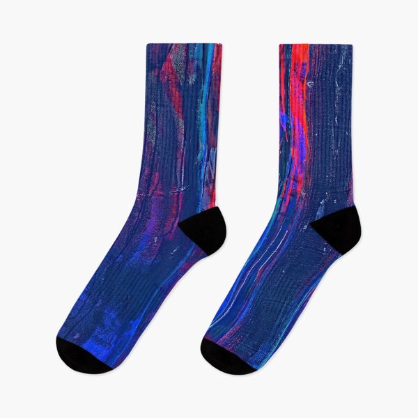 Item preview, Funky blue and red abstract designed and sold by stevepaint.