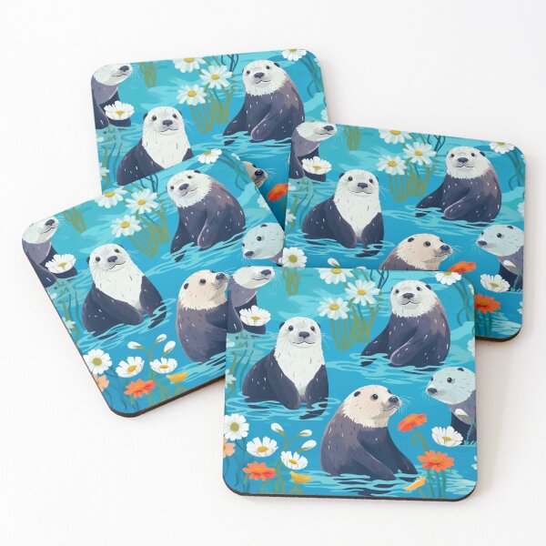 Item preview, Chillin otters designed and sold by DiveIntoDesigns.