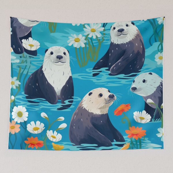 Item preview, Chillin otters designed and sold by DiveIntoDesigns.