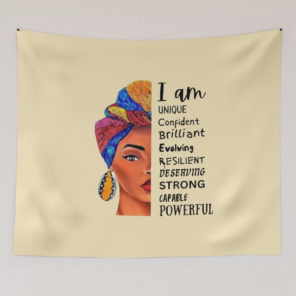Item preview, African Sister Affirmations designed and sold by sourceoflife.