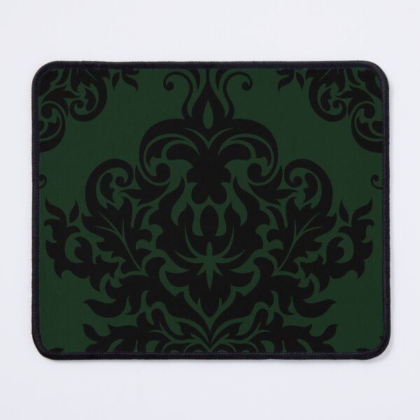 Item preview, Damasco grande verde intenso 3 designed and sold by Pixels2Patterns.