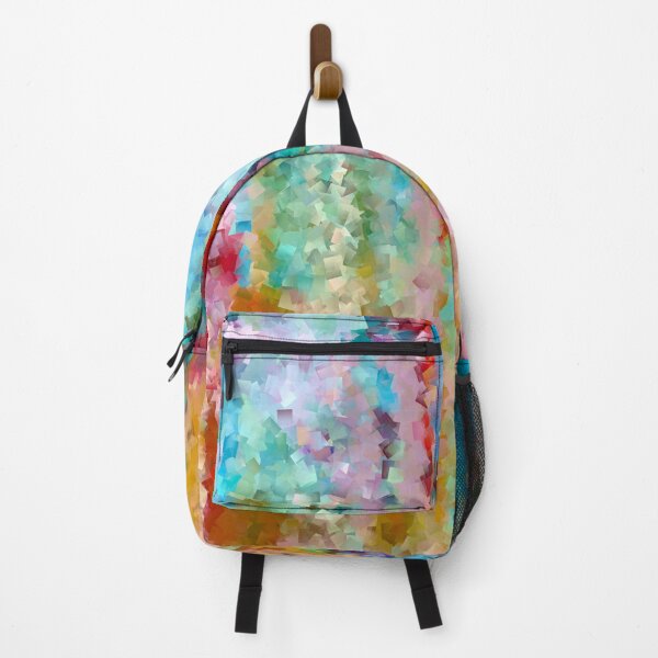 Item preview, Dreamy multicoloured  cubist abstract designed and sold by stevepaint.