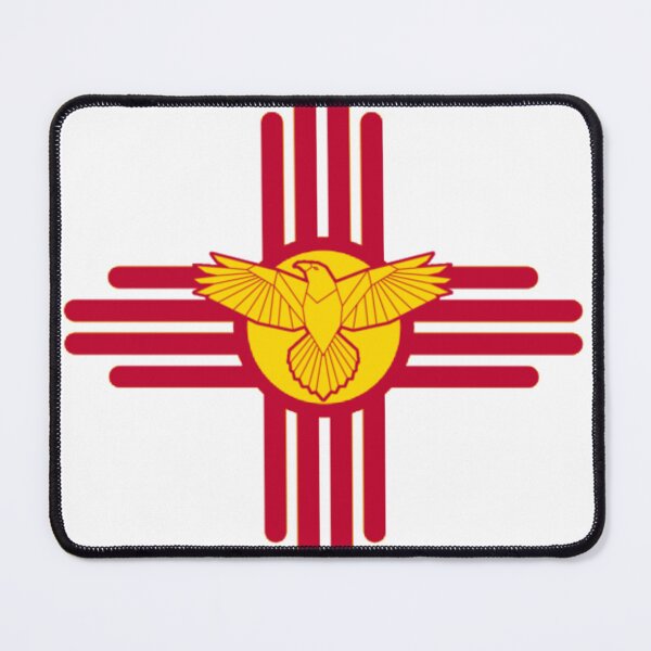 Artikelvorschau, Zia Symbol Flagge Eagle Geschenk New Mexico entworfen und verkauft von sadedream.