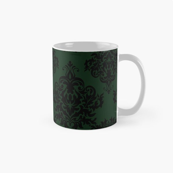 Item preview, Medium Deep Green Damask 3 designed and sold by Pixels2Patterns.