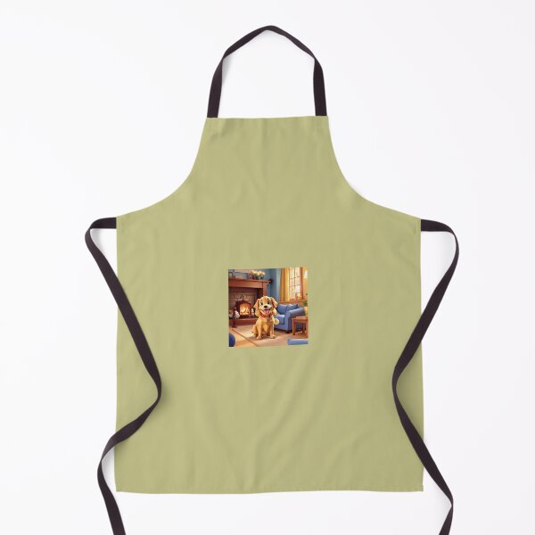 Item preview, Lively Puppy in Cozy Parlor designed and sold by Chukszy1.