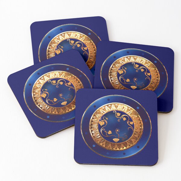 Item preview, Dacian Shield With Gold Decorative Elements by Craitza designed and sold by House of Sadu by Craitza.