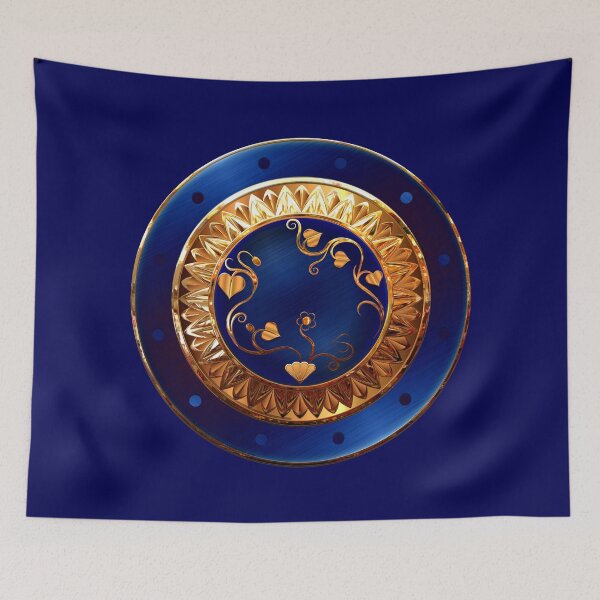 Item preview, Dacian Shield With Gold Decorative Elements by Craitza designed and sold by House of Sadu by Craitza.