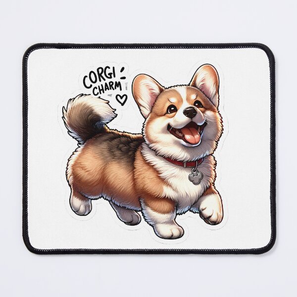 Item preview, Corgi Charm designed and sold by DiverseDoodles.