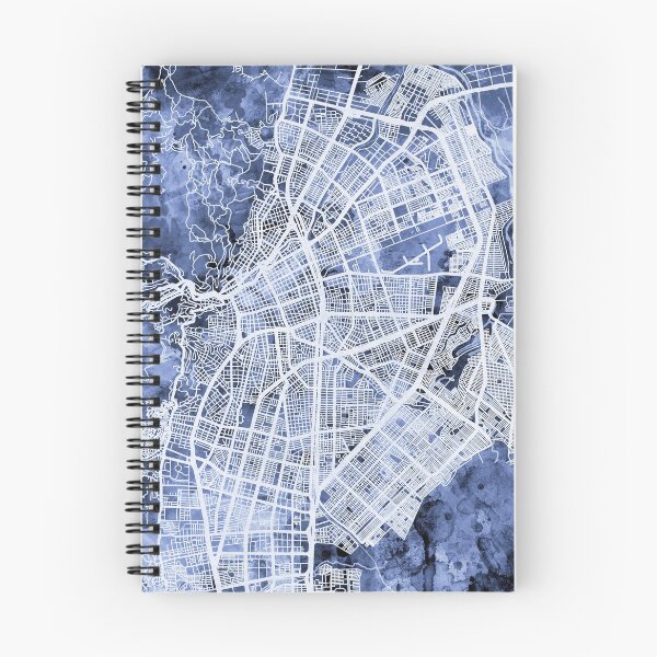 Item preview, Cali Colombia City Map designed and sold by ArtPrints.