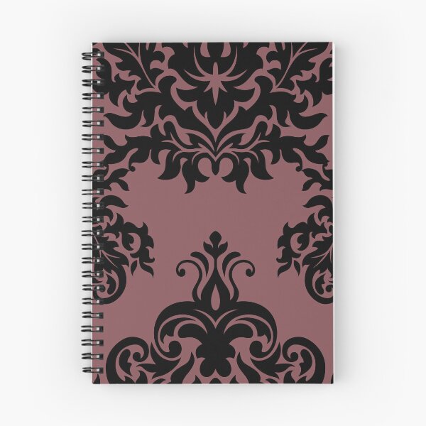 Artikelvorschau, Großer Dusty Rose Damast 3 entworfen und verkauft von Pixels2Patterns.
