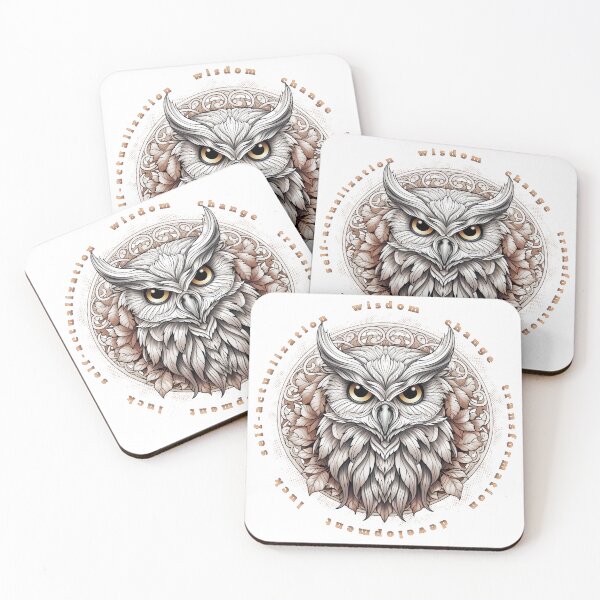 Item preview, Owl mandala design designed and sold by PRFXSA.