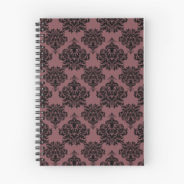 Item preview, Small Dusty Rose Damask 3 designed and sold by Pixels2Patterns.