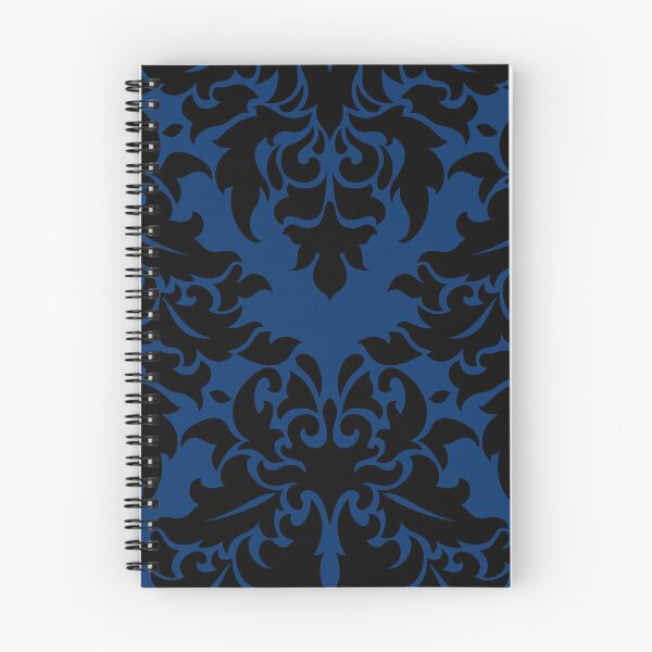 Item preview, Large Blue Damask 4 designed and sold by Pixels2Patterns.