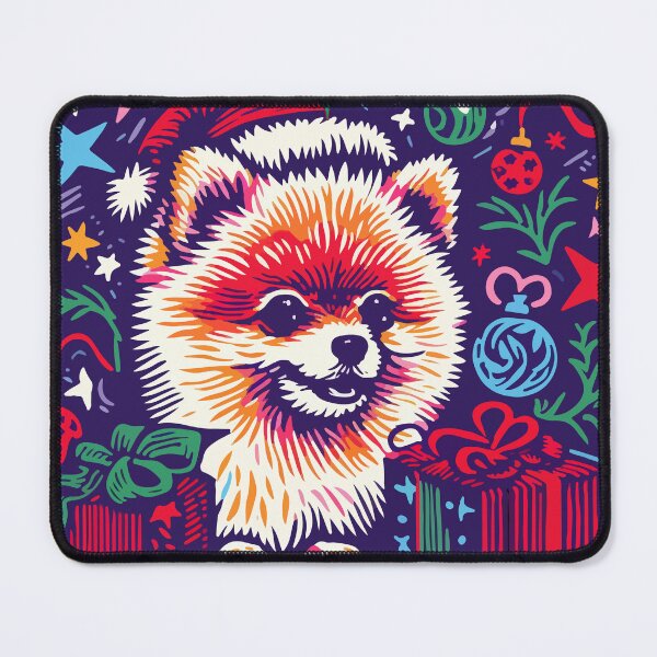 Item preview, Merry Christmas Pomeranian Cute Puppy Pet Fashion Gift for Dog Lovers [type 1] designed and sold by Magikdog.